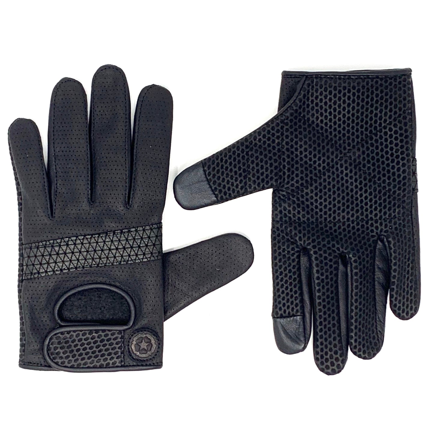 Victor Gloves, Textured Black