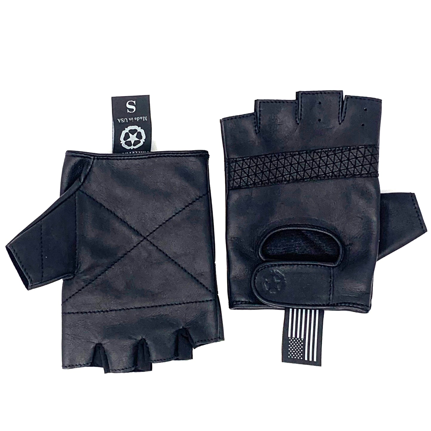 Harry Leather Gloves, Black