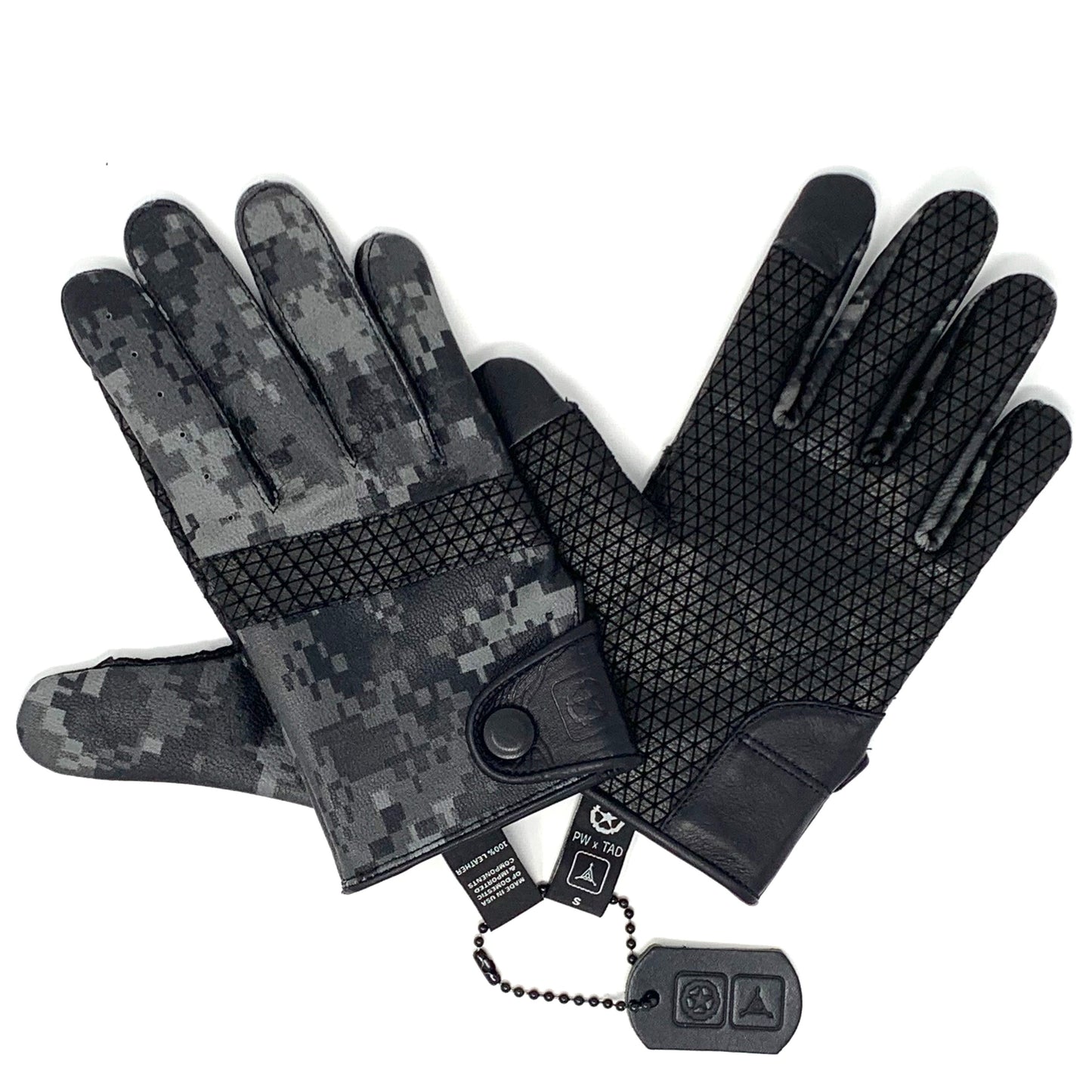 Cortex Gloves - TAD Collab', Gray Digi Camo