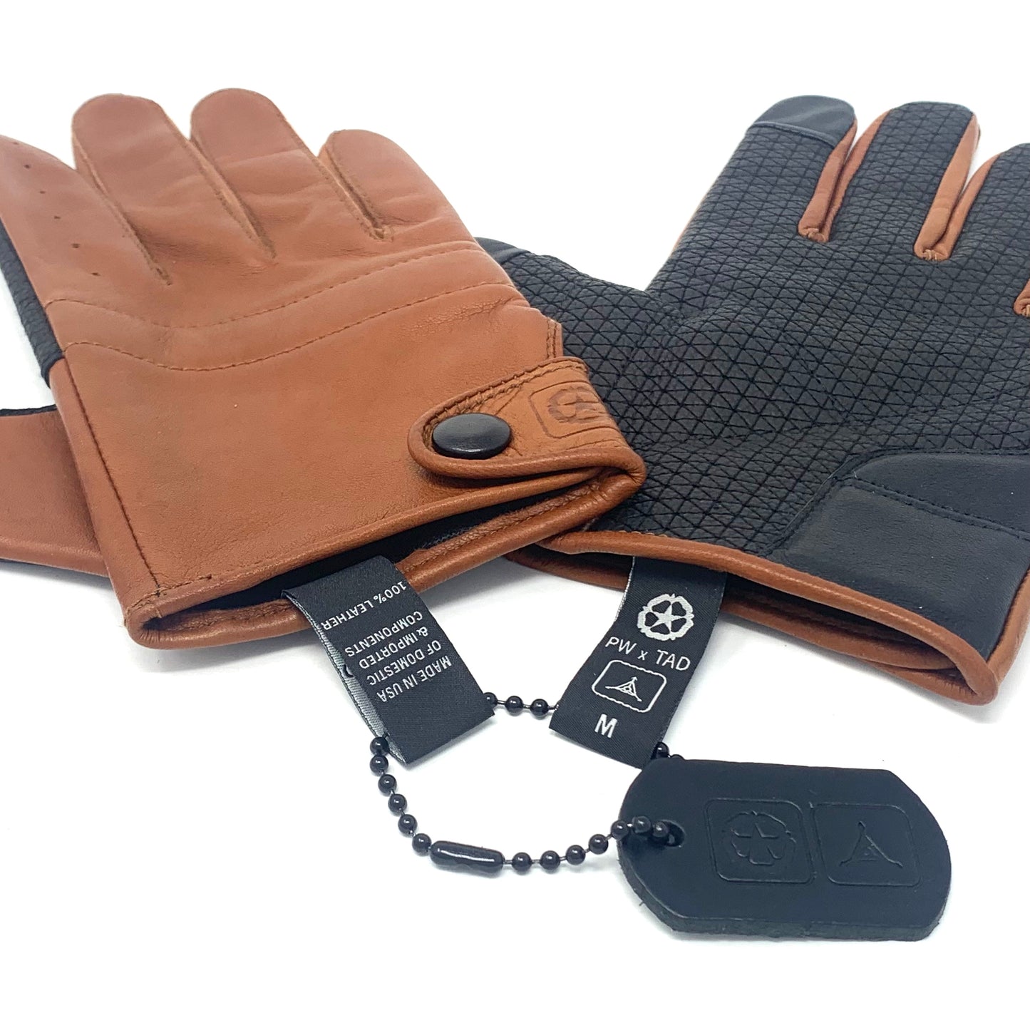 Cortex Gloves - TAD Collab', Cognac / Black