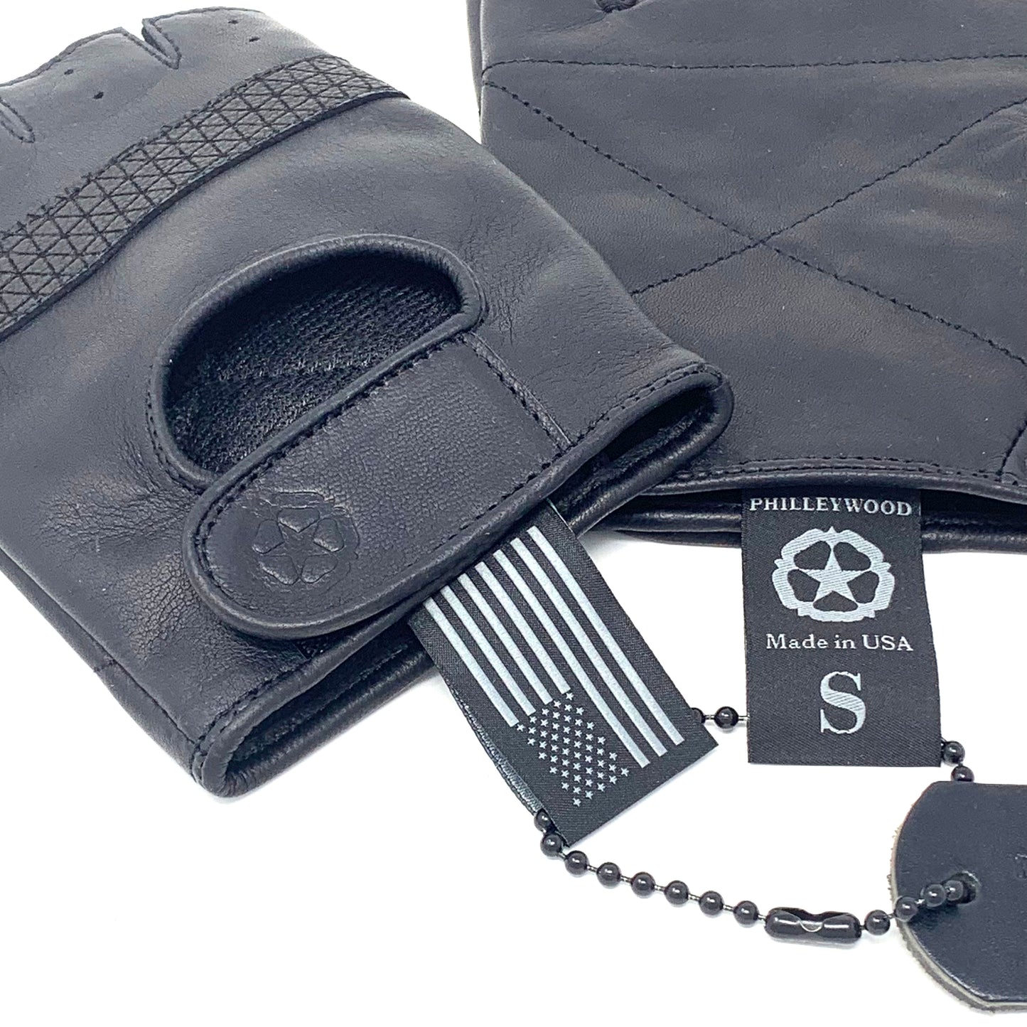 Harry Leather Gloves, Black