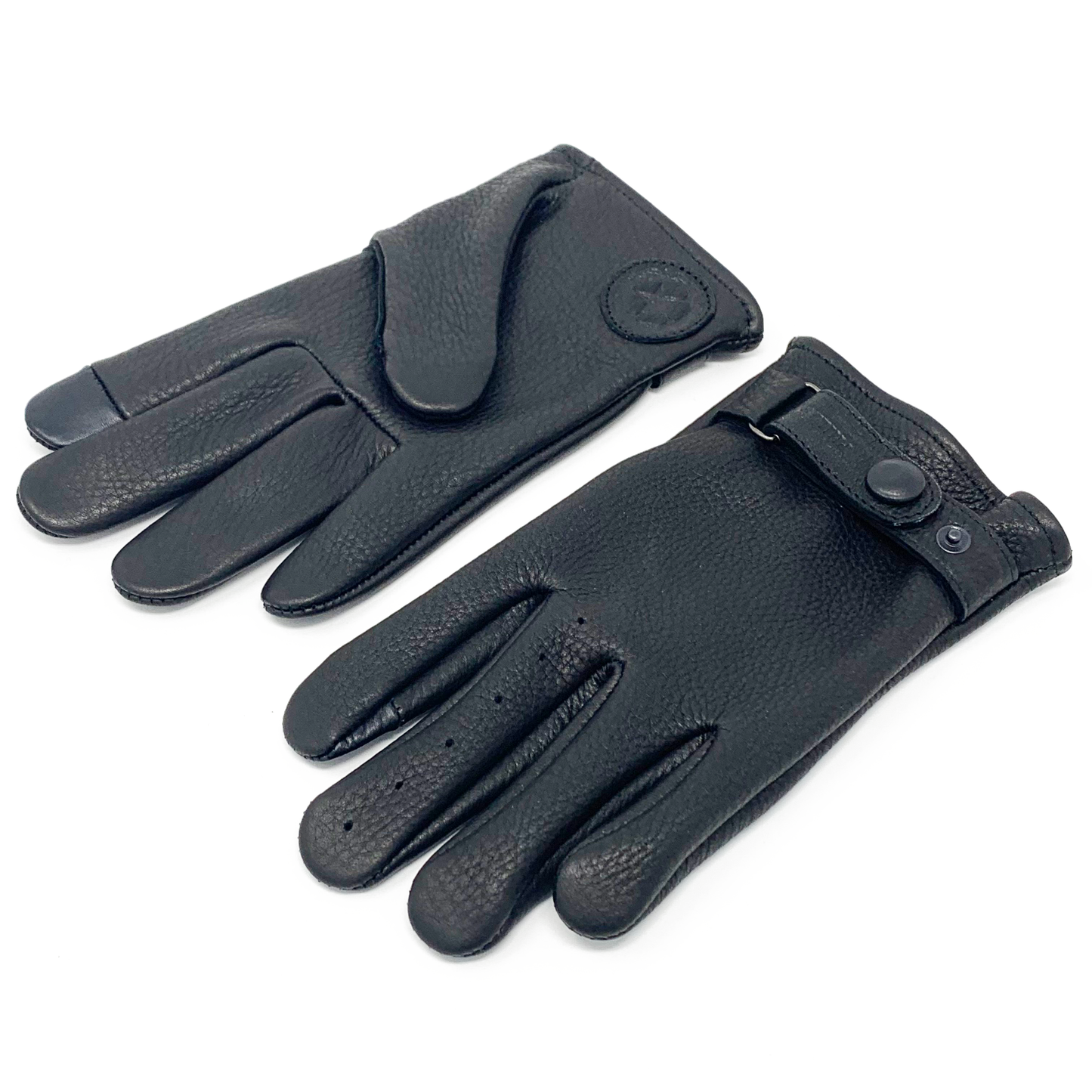 Morris Leather Gloves, Black